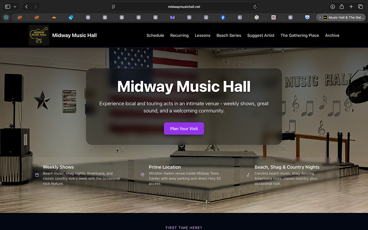 Rebuilt homepage with optimized layout, improved accessibility, and significantly improved performance metrics.